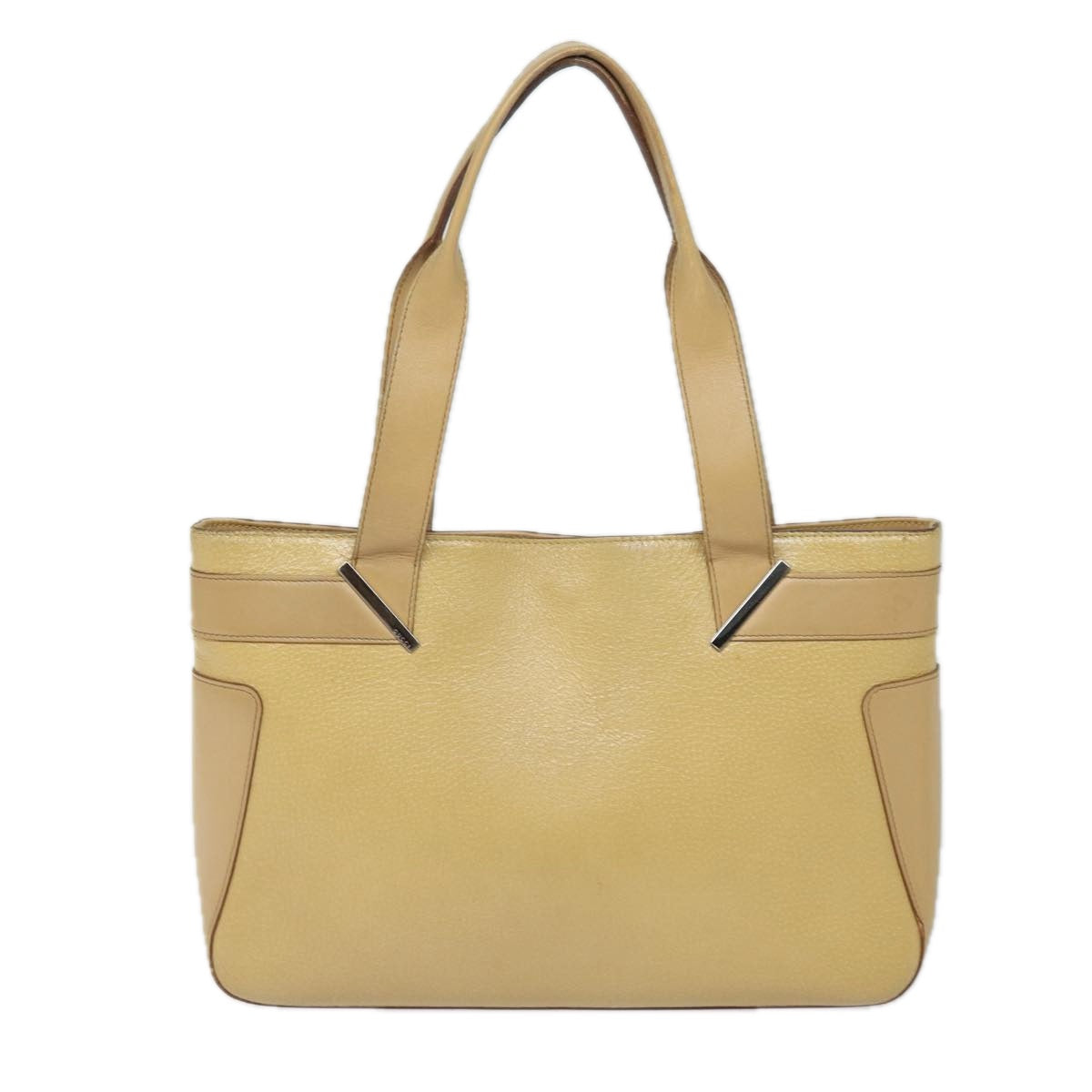GUCCI Hand Bag Leather Beige 002 1135 80121