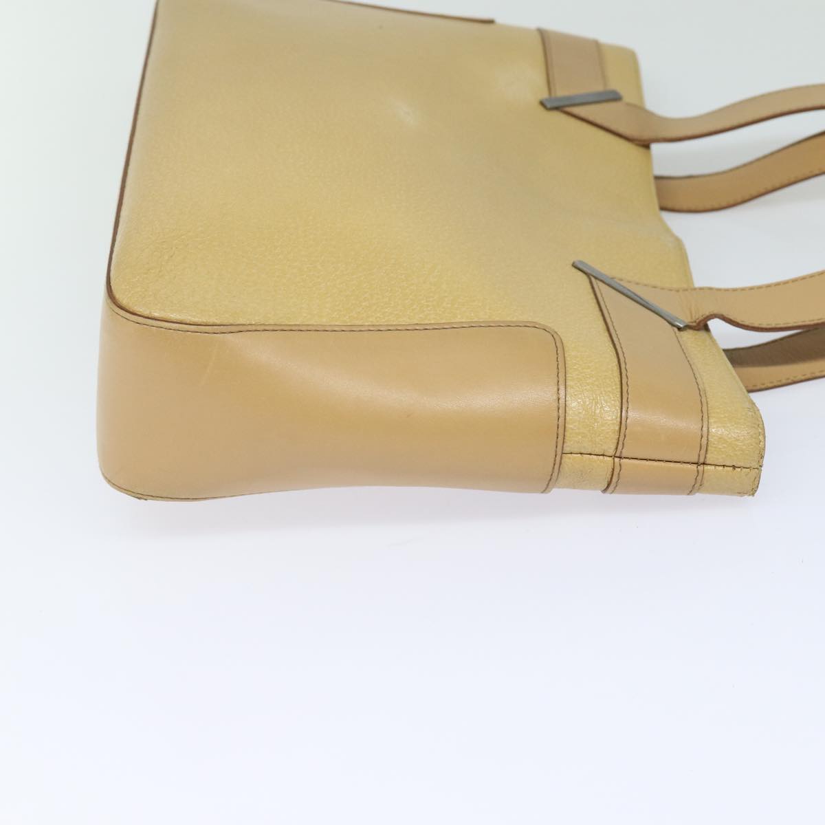 GUCCI Hand Bag Leather Beige 002 1135 80121