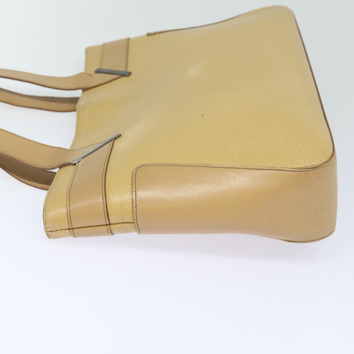 GUCCI Hand Bag Leather Beige 002 1135 80121
