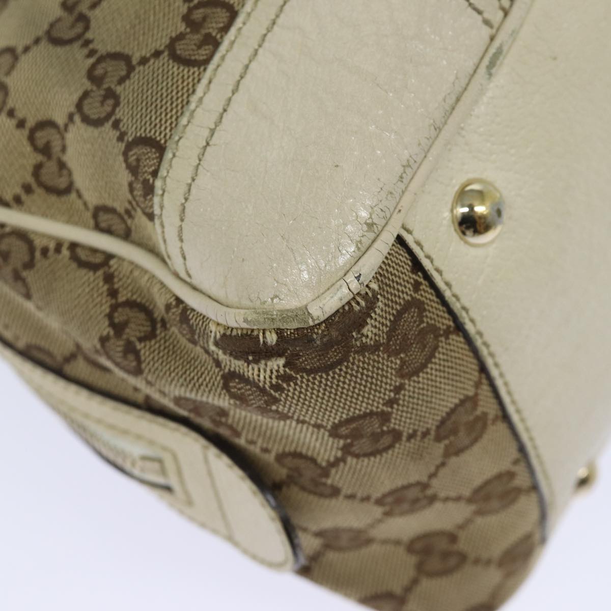 GUCCI GG Canvas Web Sherry Line Shoulder Bag Beige Red Green 161720 80133