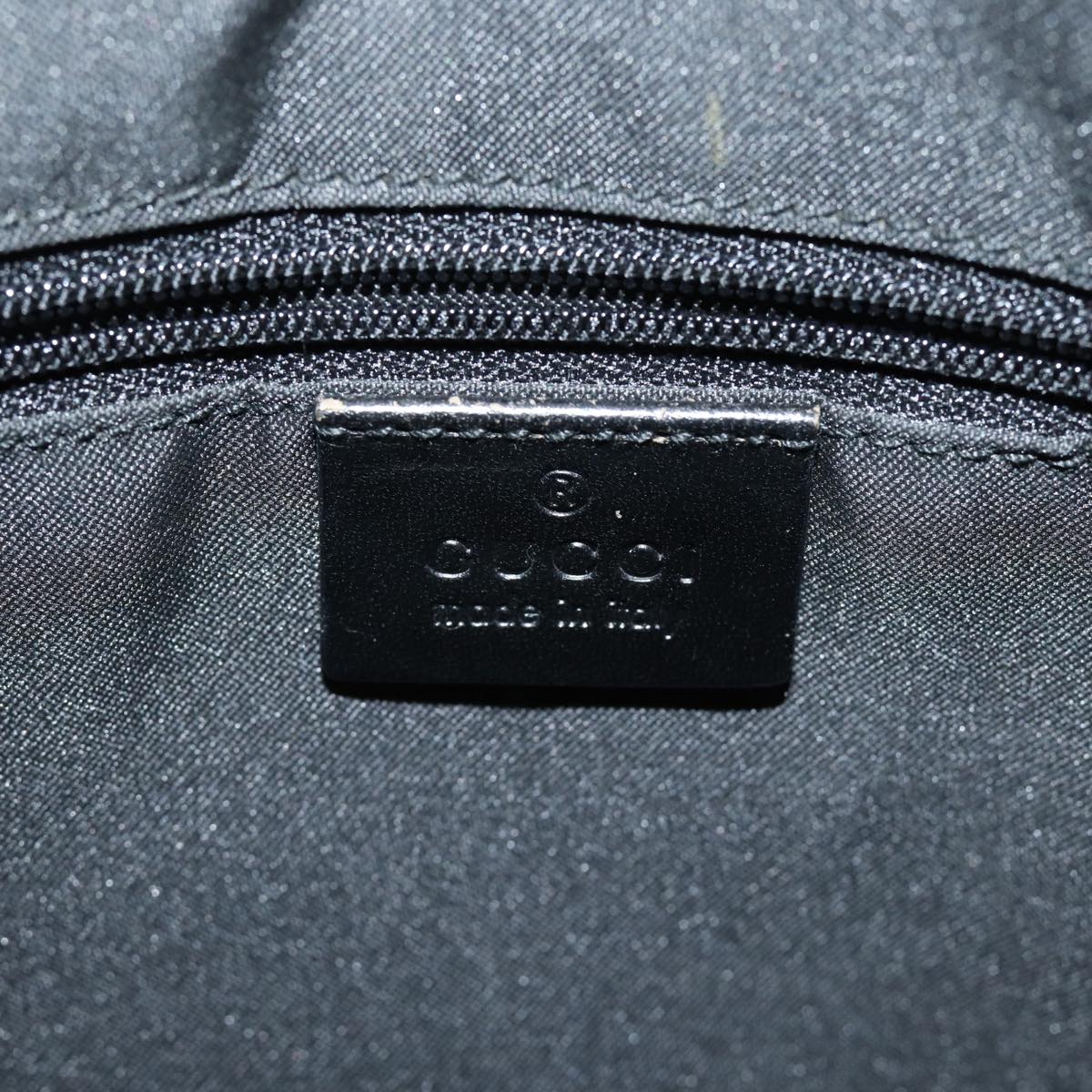 GUCCI GG Canvas Shoulder Bag Black 001 3386 80141