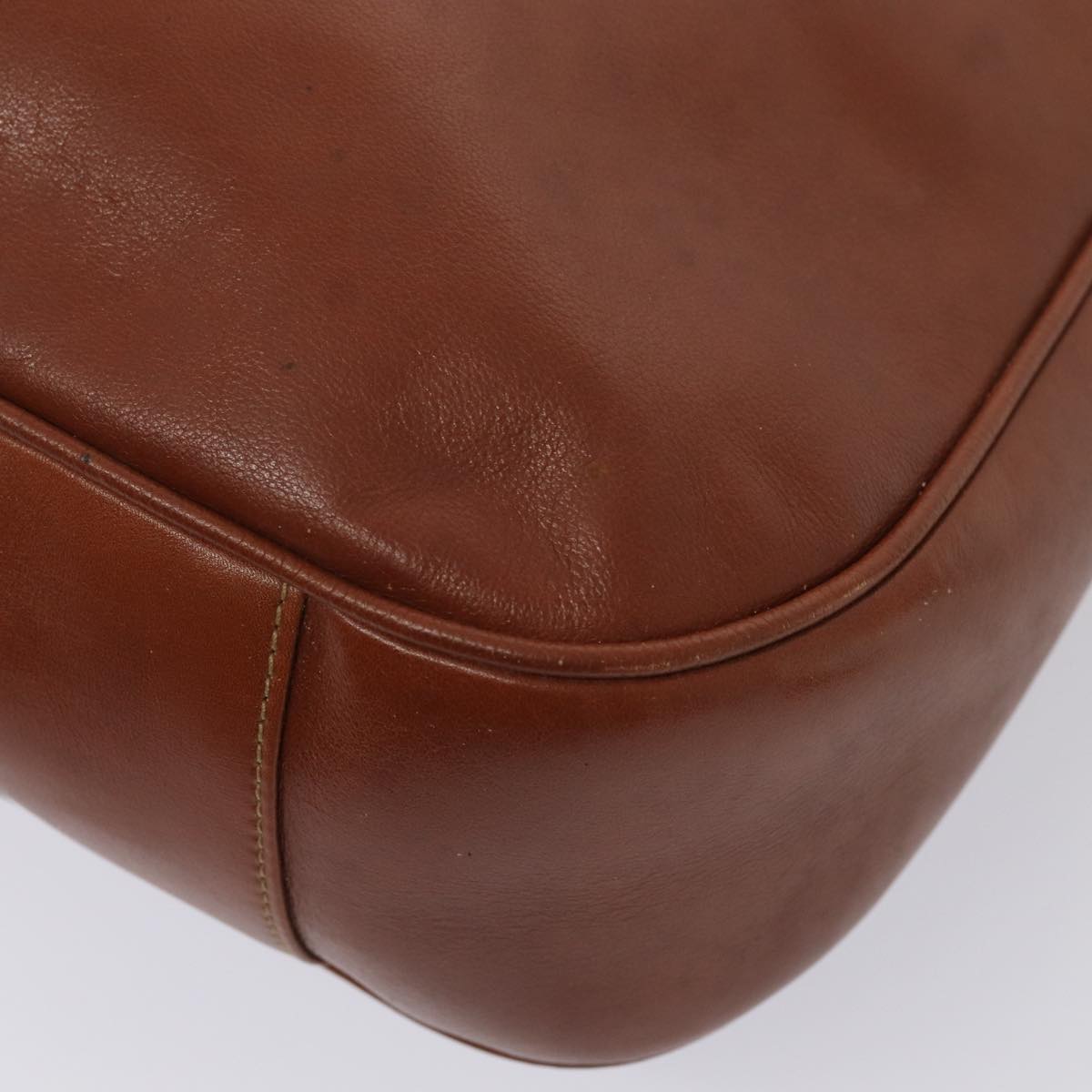 GUCCI Bamboo Shoulder Bag Leather Brown 001 1781 1577 80180