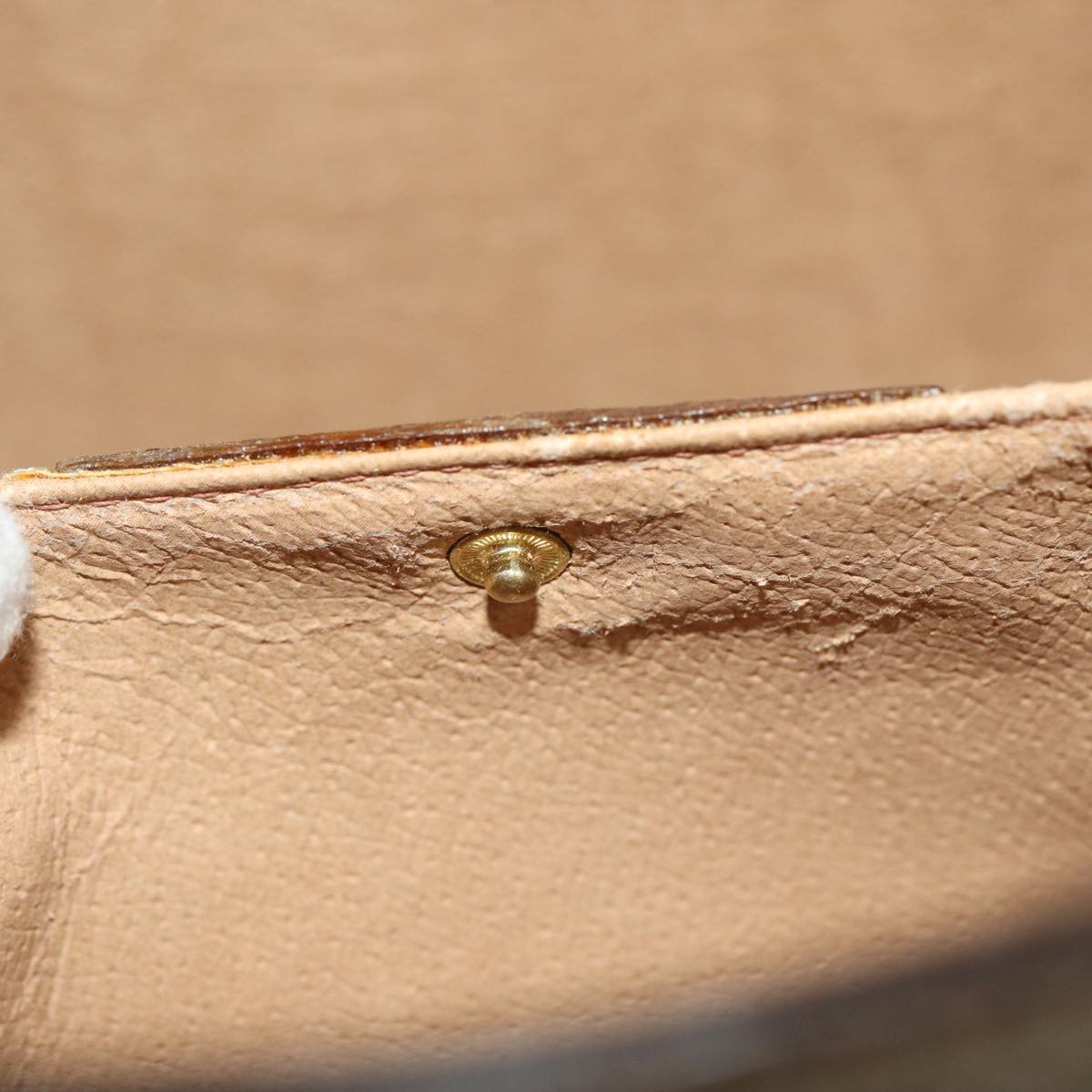 GUCCI GG Canvas Web Sherry Line Clutch Bag PVC Beige Green Red 80235