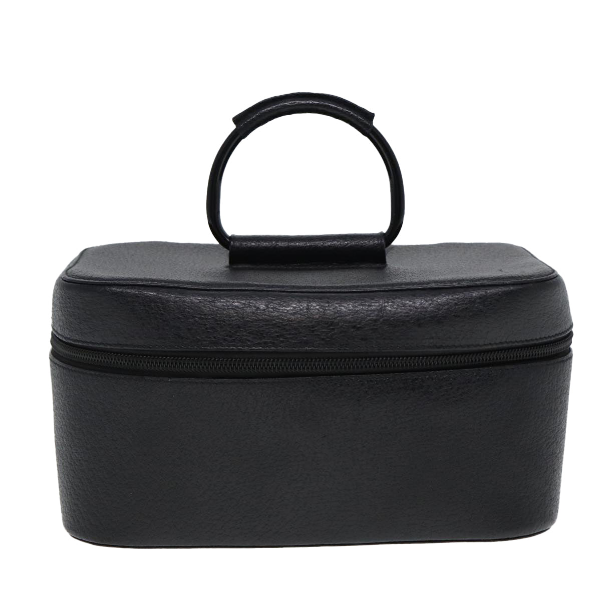 GUCCI Vanity Cosmetic Pouch Leather Black 80238