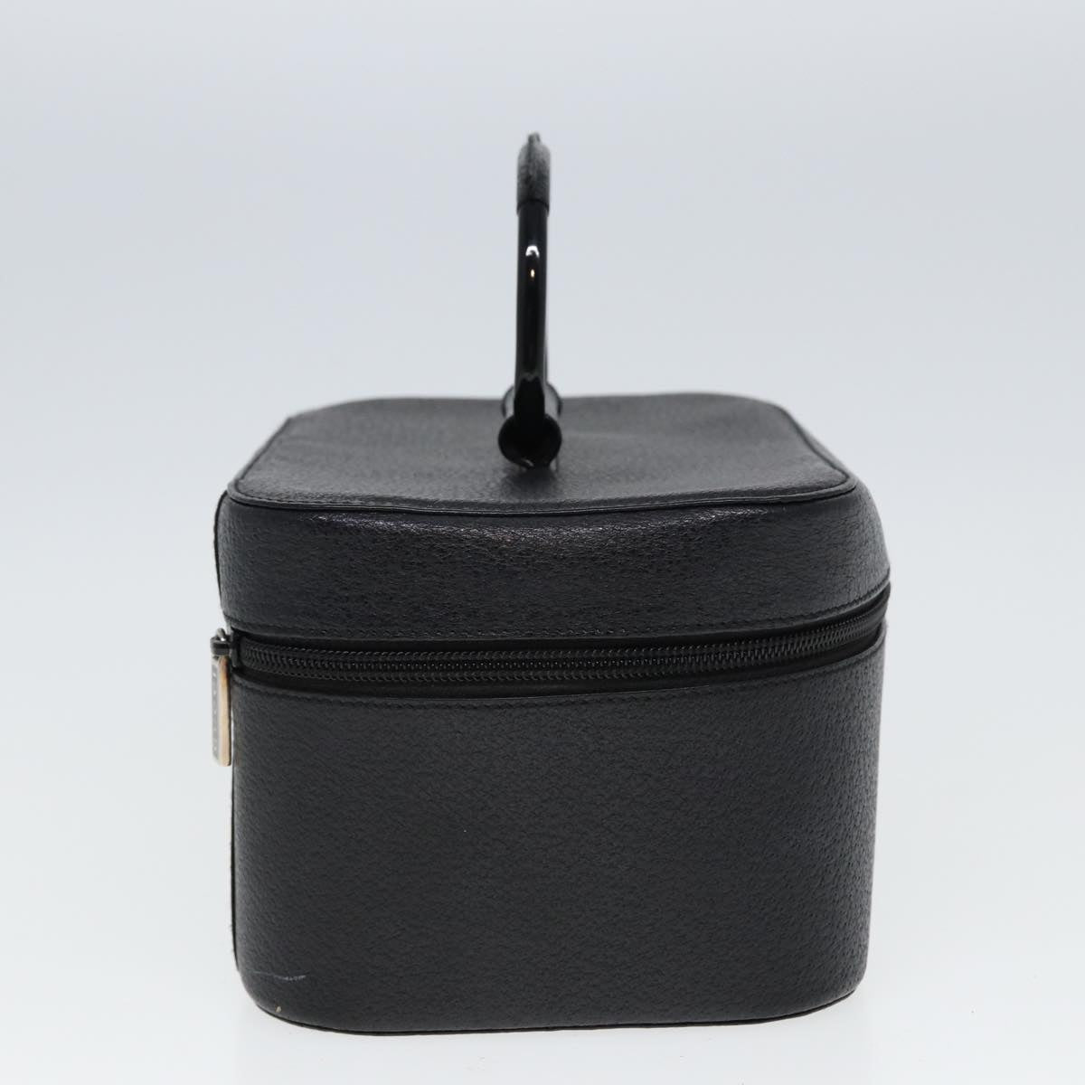 GUCCI Vanity Cosmetic Pouch Leather Black 80238