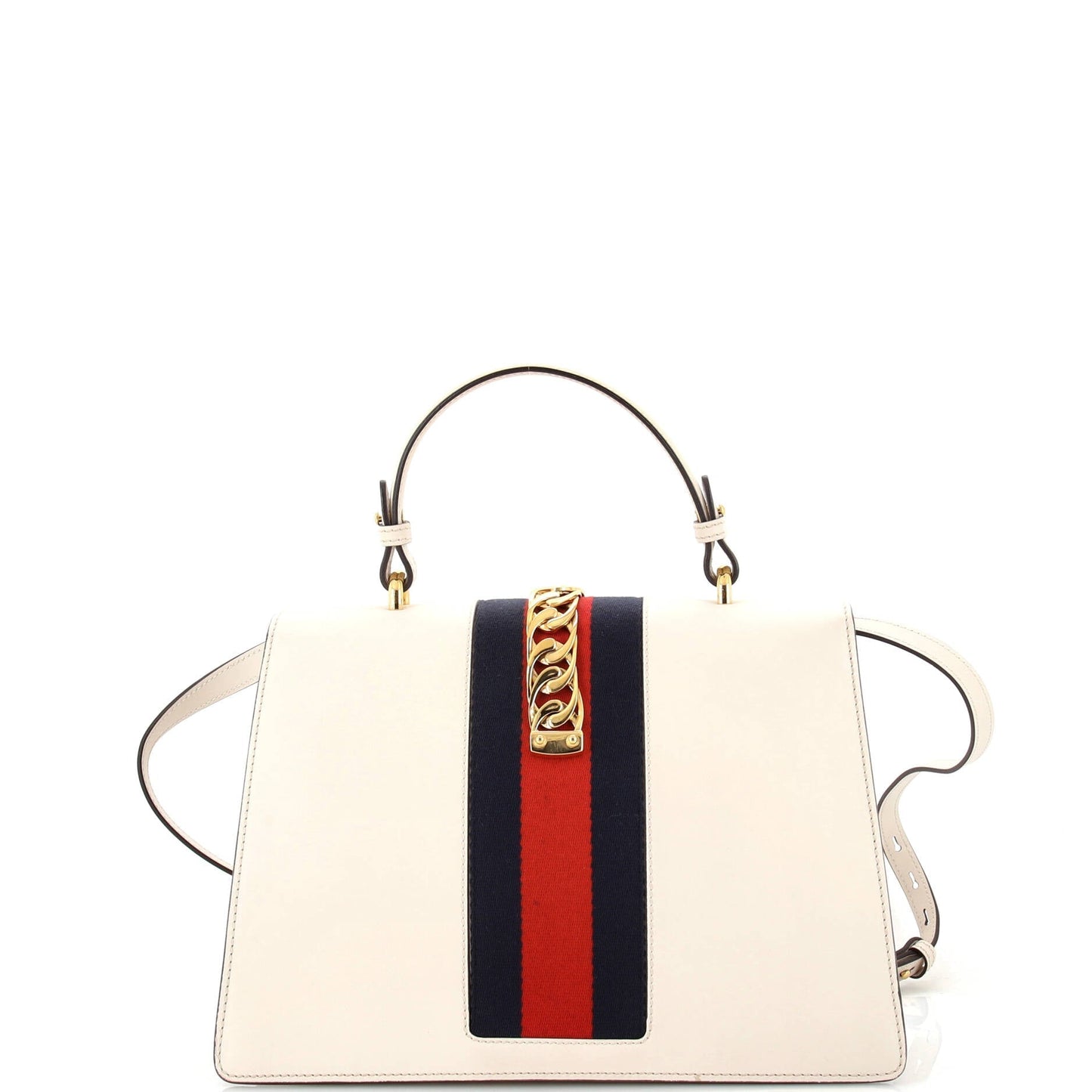 Sylvie Top Handle Bag Embroidered Leather Medium