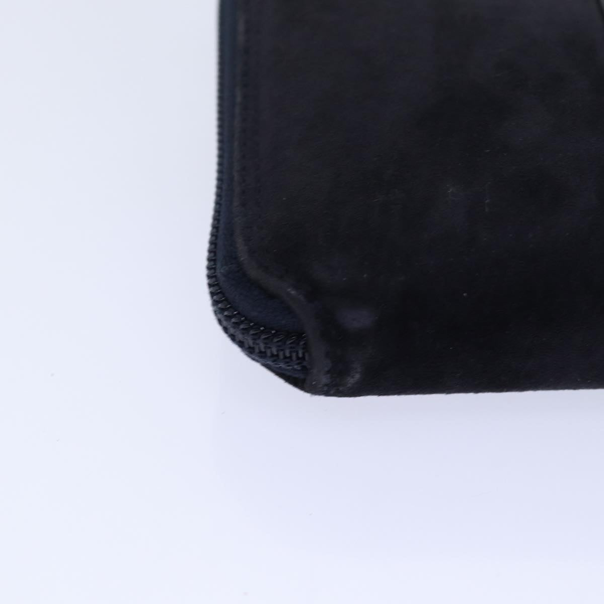 GUCCI Bamboo Wallet Suede 2way Navy 039 1998 0700 80565