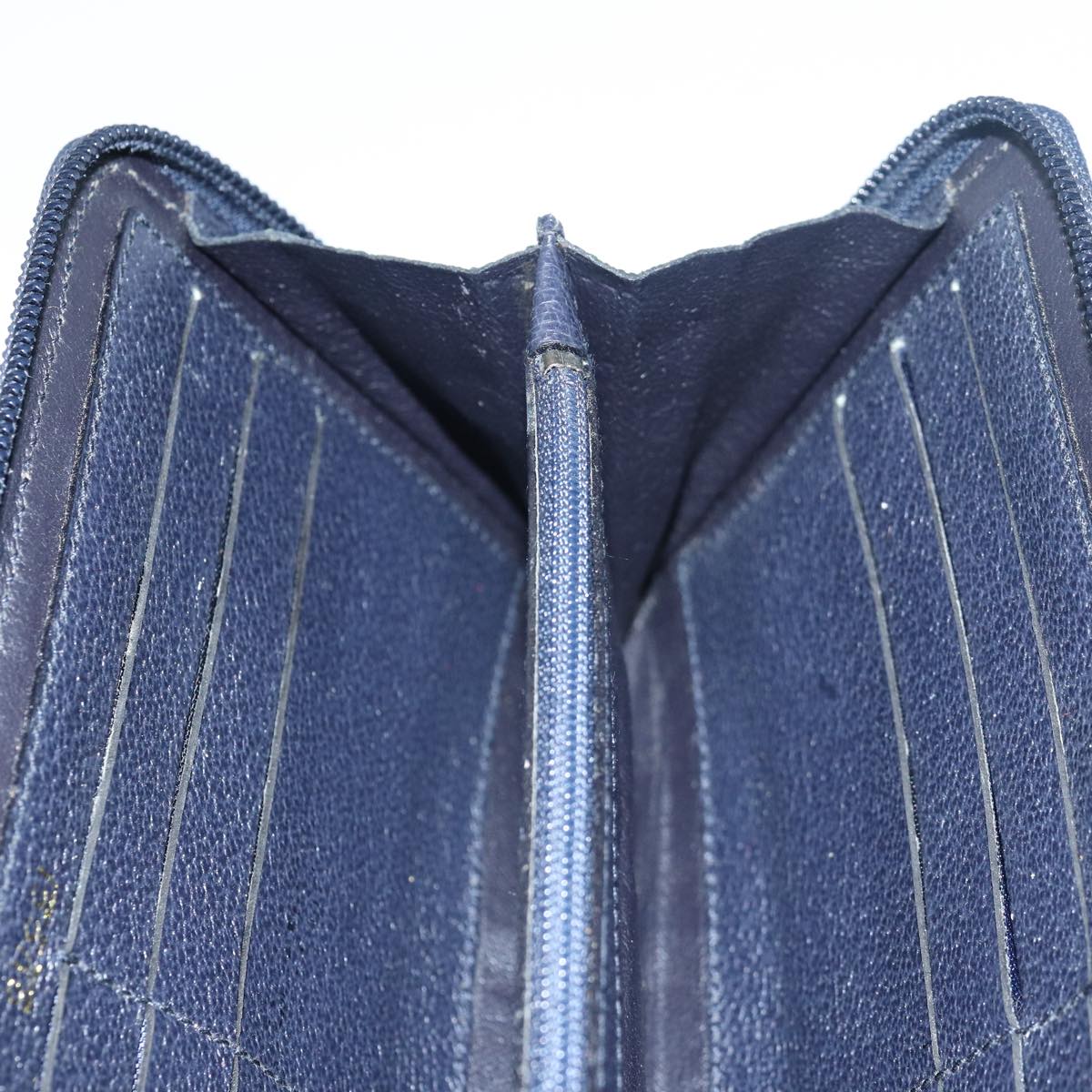 GUCCI Bamboo Wallet Suede 2way Navy 039 1998 0700 80565