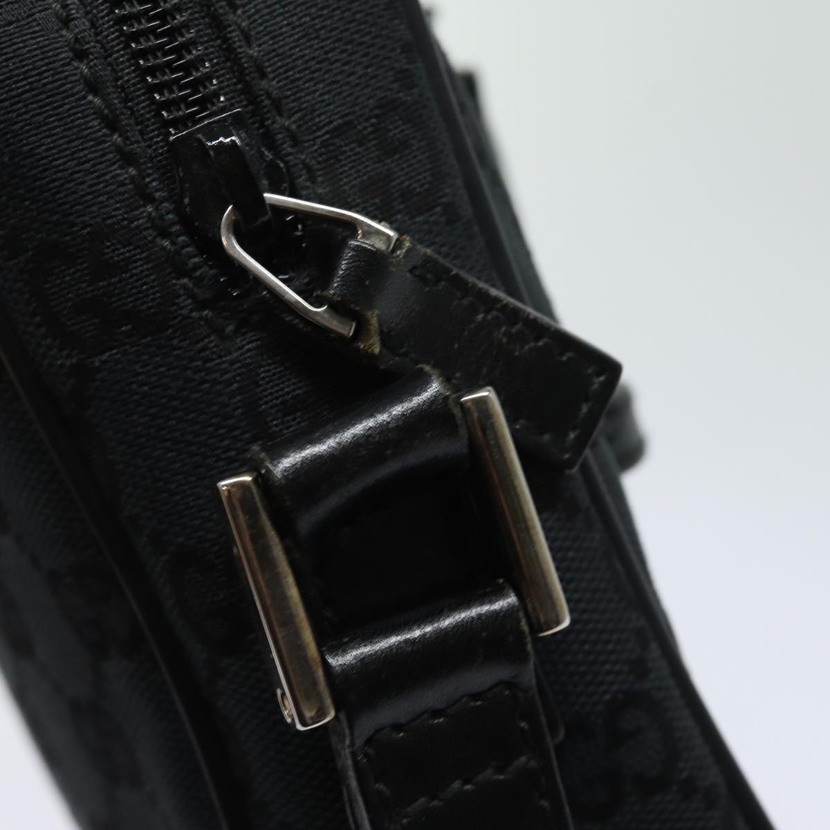 GUCCI GG Canvas Clutch Bag Black 018 1616 80604