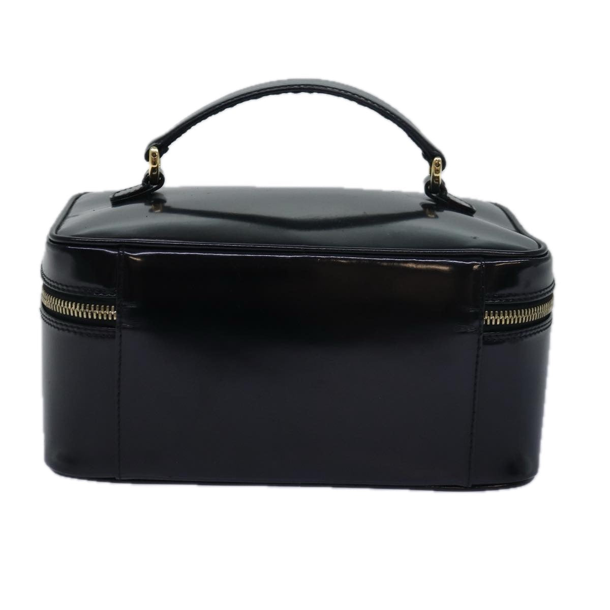 GUCCI Vanity Cosmetic Pouch Patent leather Black 032 1956 0150 80625