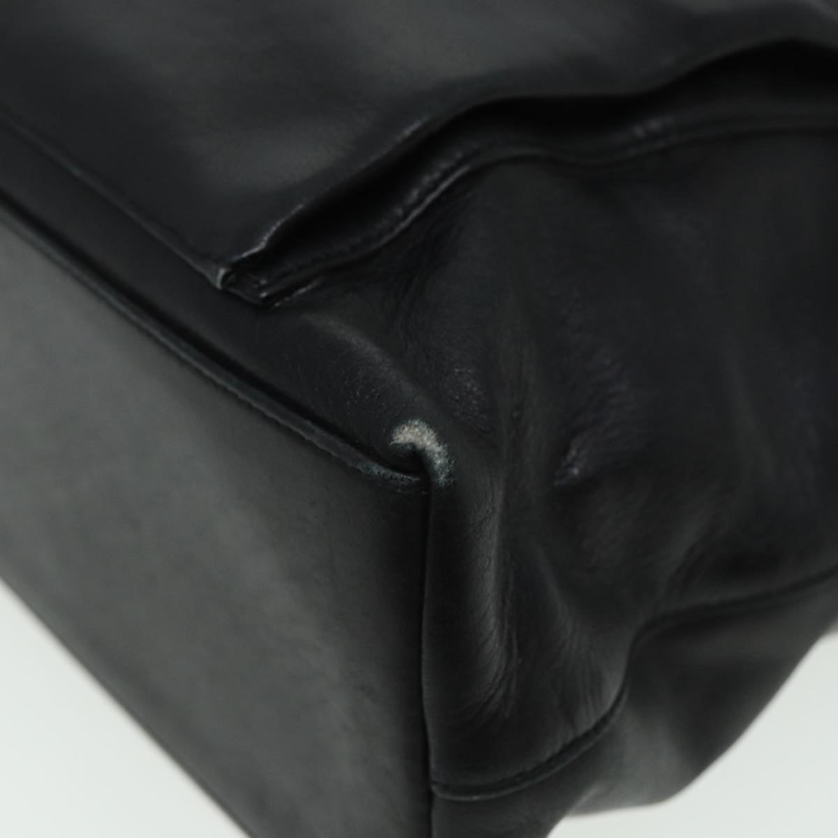 GUCCI Bamboo Hand Bag 2way Black 80627