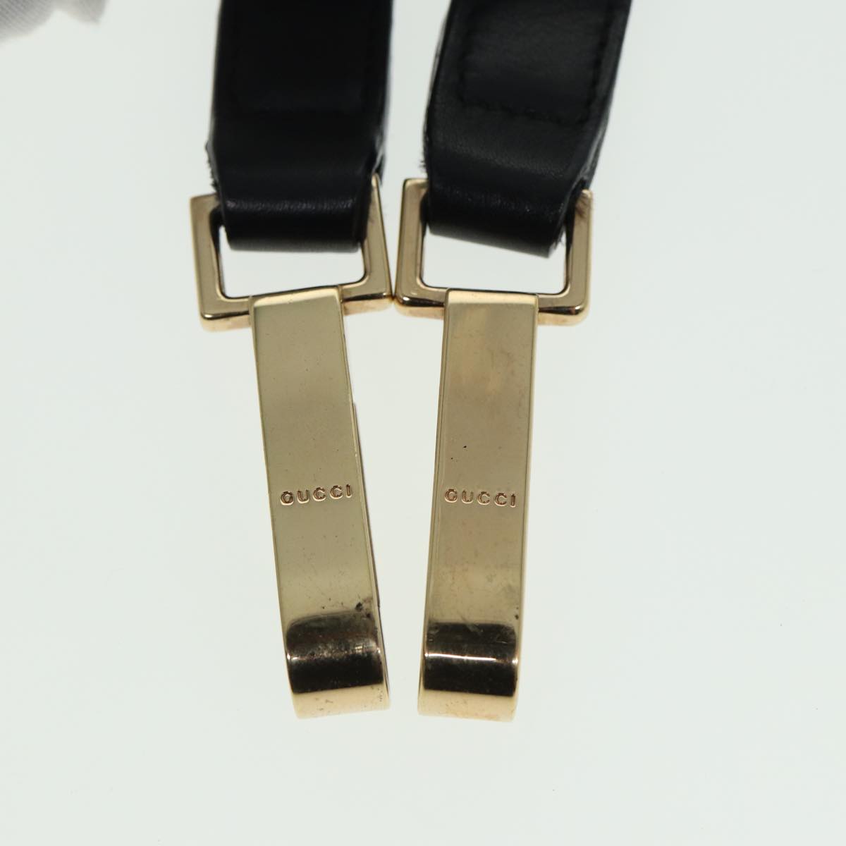 GUCCI Bamboo Hand Bag 2way Black 80627
