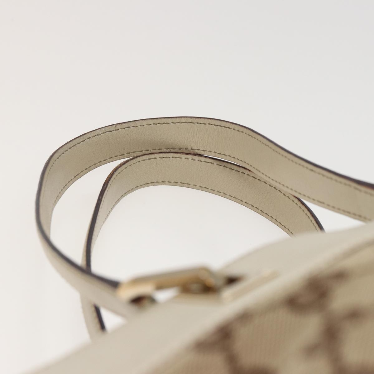 GUCCI GG Canvas Tote Bag Beige 145993 80822