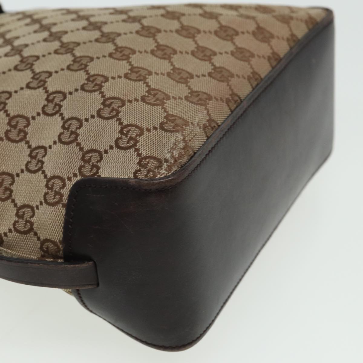 GUCCI GG Canvas Tote Bag Beige 107757 80825