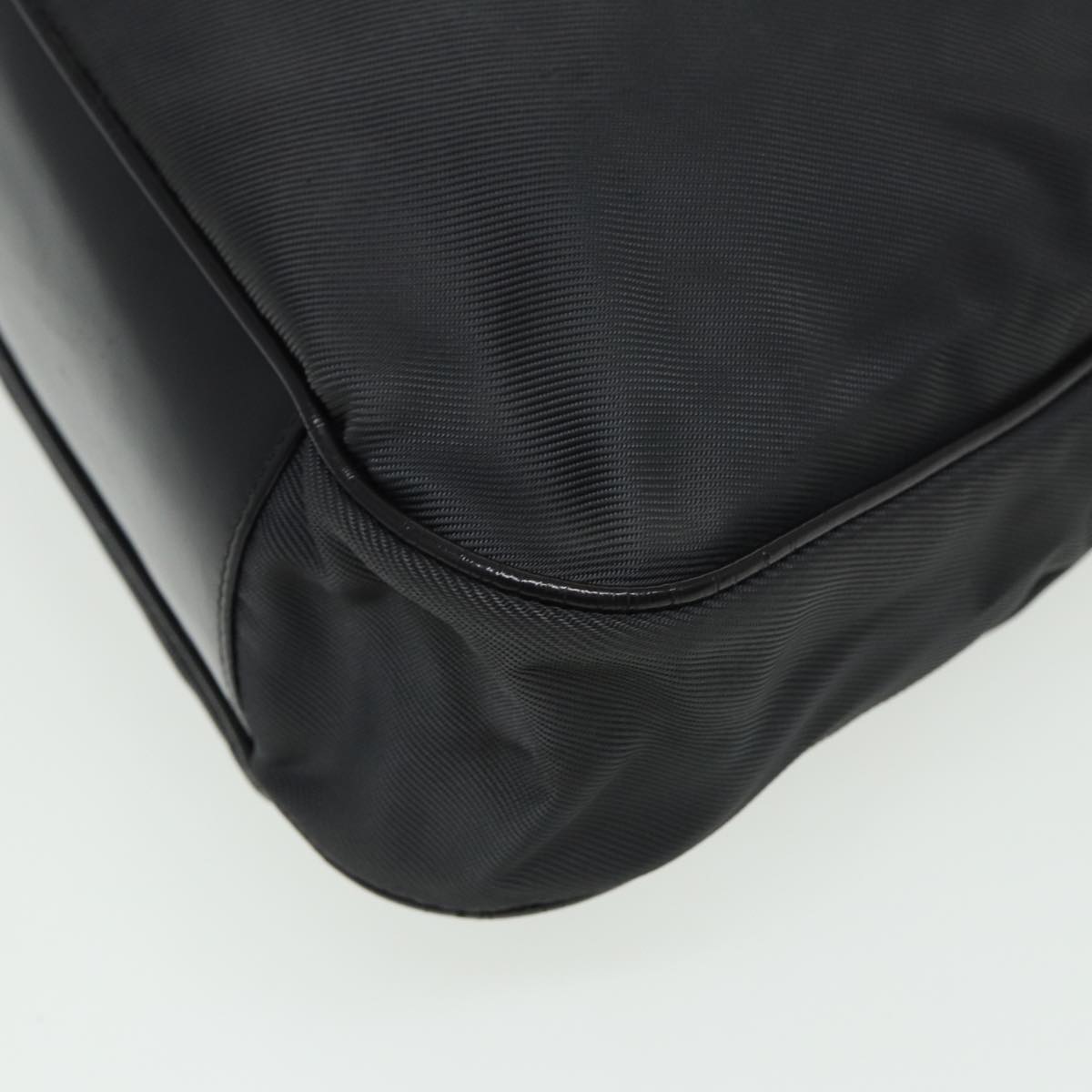 GUCCI Bamboo Shoulder Bag Nylon 2way Gray 001 3754 1577 80826