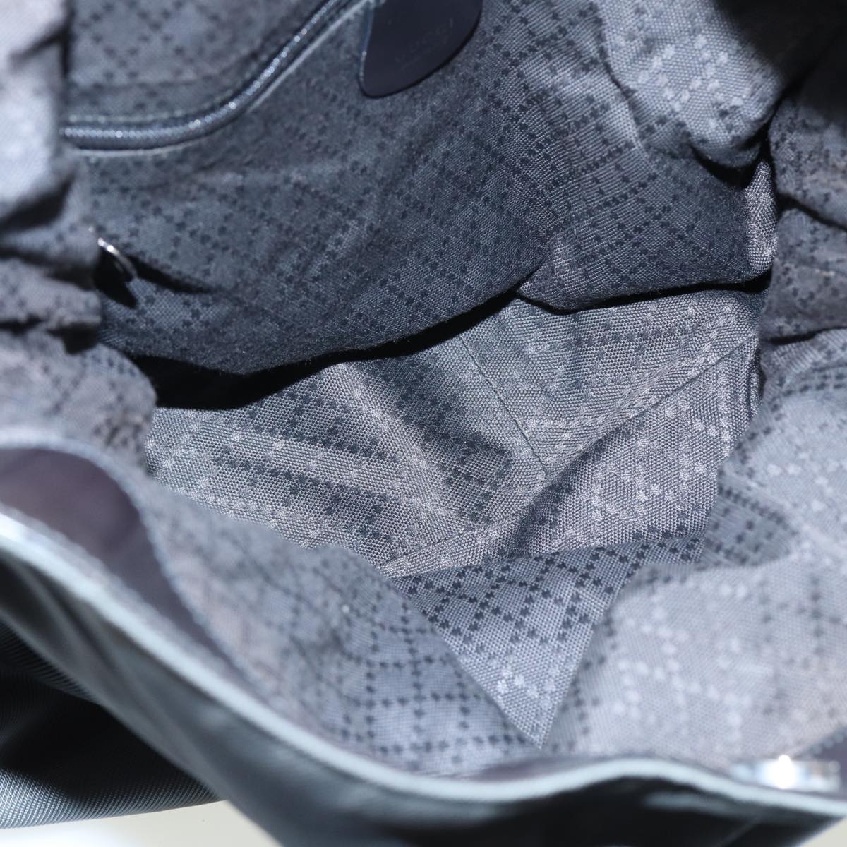 GUCCI Bamboo Shoulder Bag Nylon 2way Gray 001 3754 1577 80826