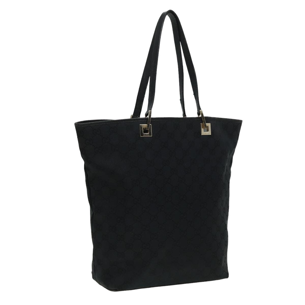 GUCCI GG Canvas Tote Bag Black 002 1098 002404 80833