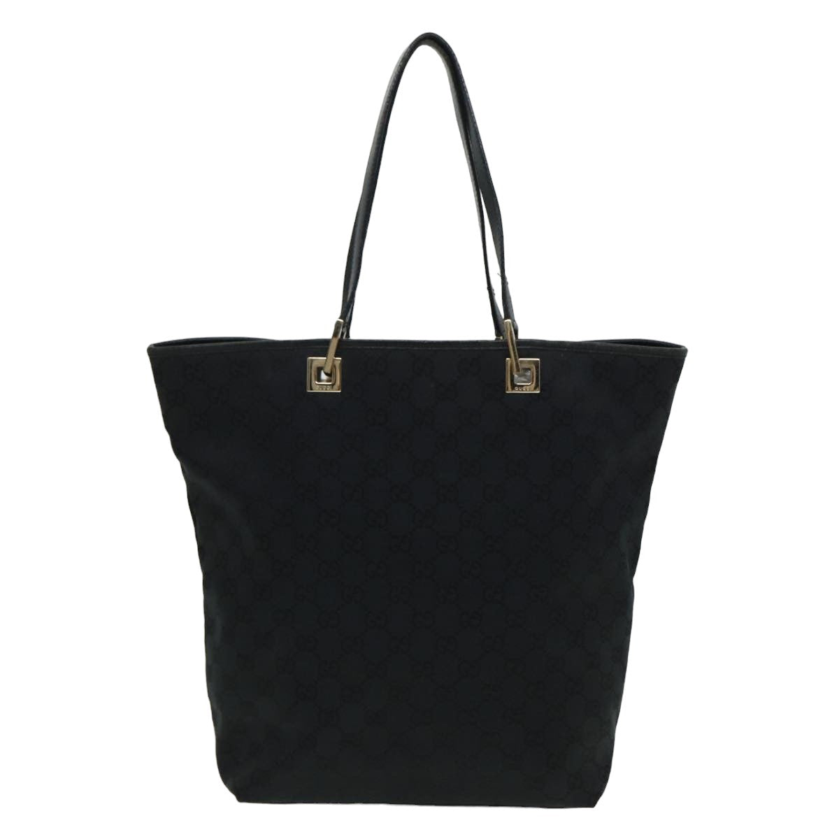 GUCCI GG Canvas Tote Bag Black 002 1098 002404 80833