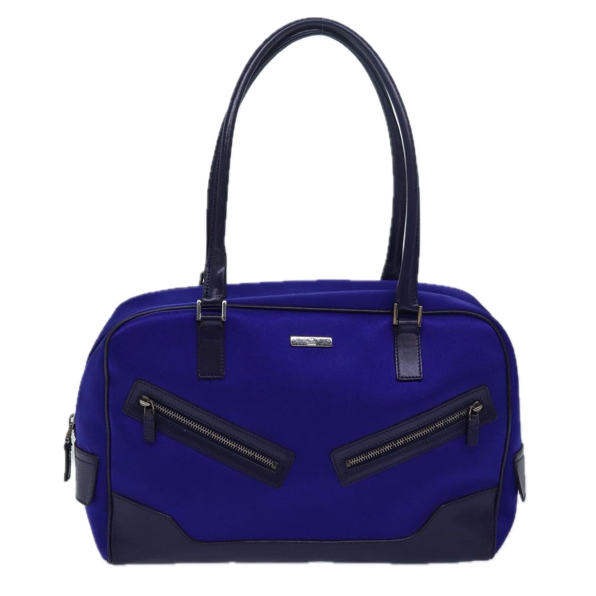 GUCCI Hand Bag Nylon Blue 002 1115 80838