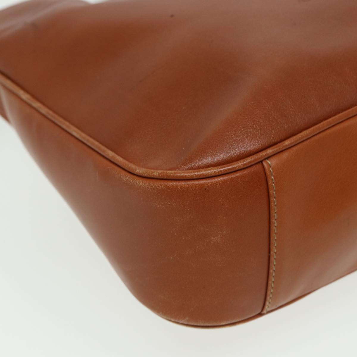 GUCCI Bamboo Shoulder Bag Leather 2way Brown 001 0166 1638 80845