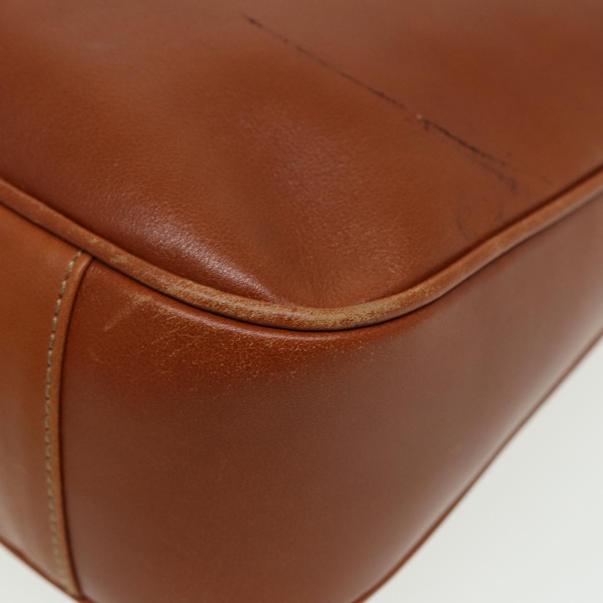 GUCCI Bamboo Shoulder Bag Leather 2way Brown 001 0166 1638 80845