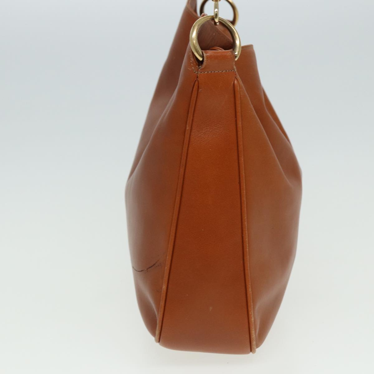 GUCCI Bamboo Shoulder Bag Leather 2way Brown 001 0166 1638 80845