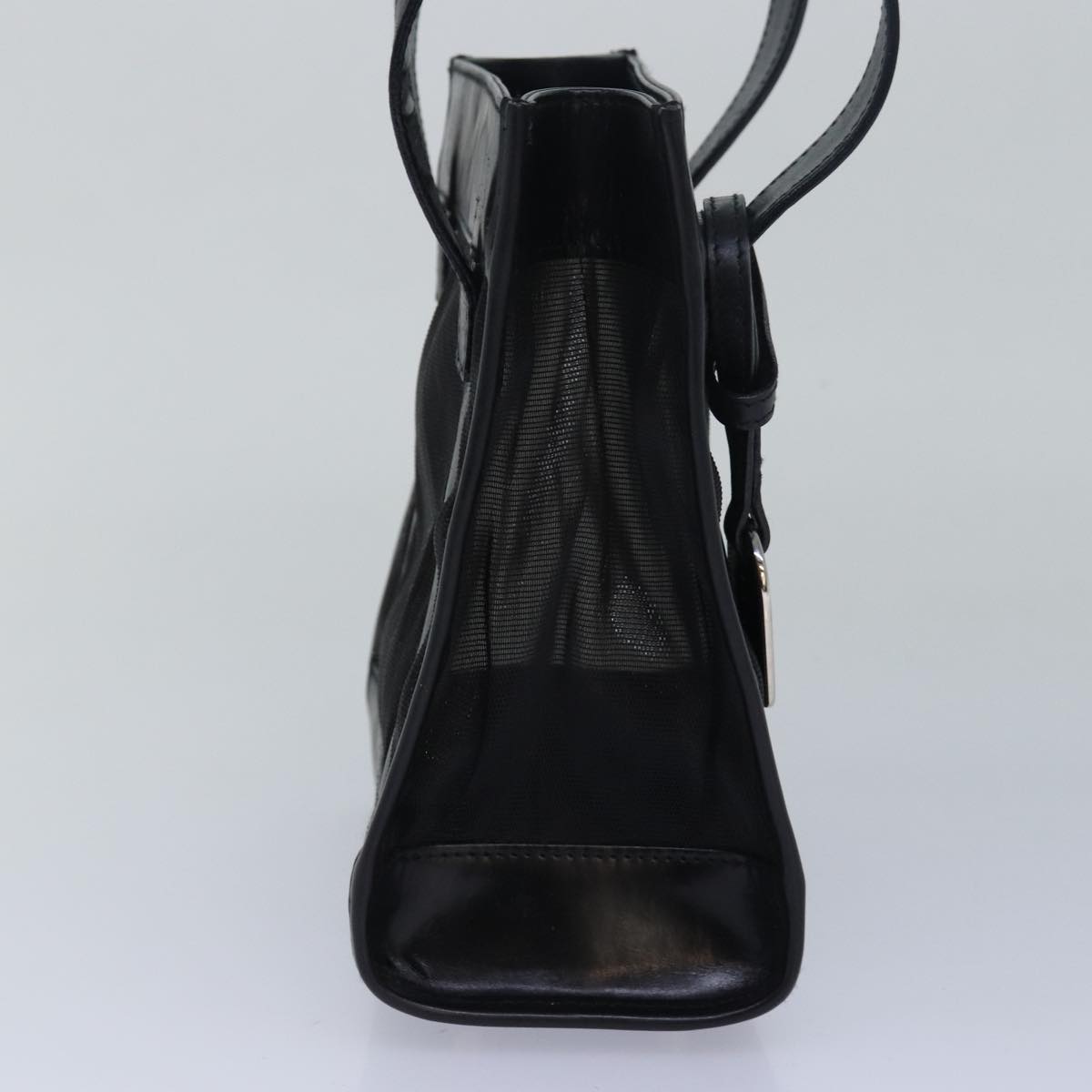 GUCCI Hand Bag Nylon Black 80886