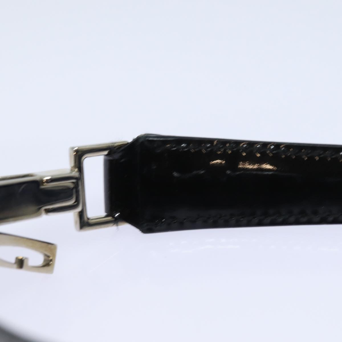 GUCCI Hand Bag Patent leather Black 80889