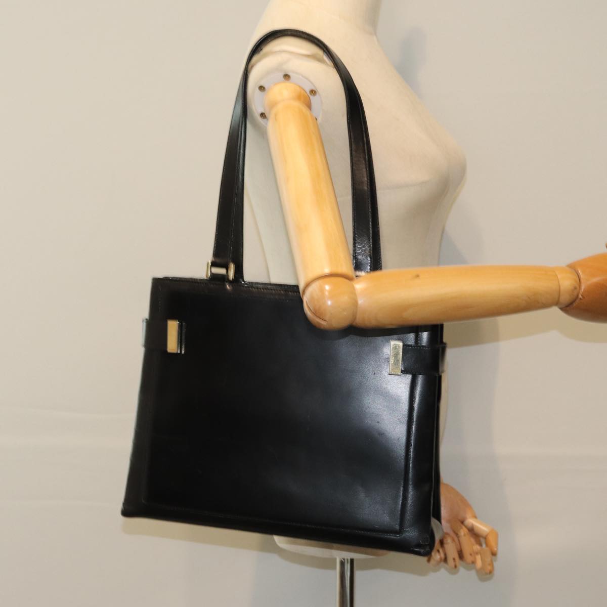 GUCCI Tote Bag Leather Black 002 2113 0333 80890