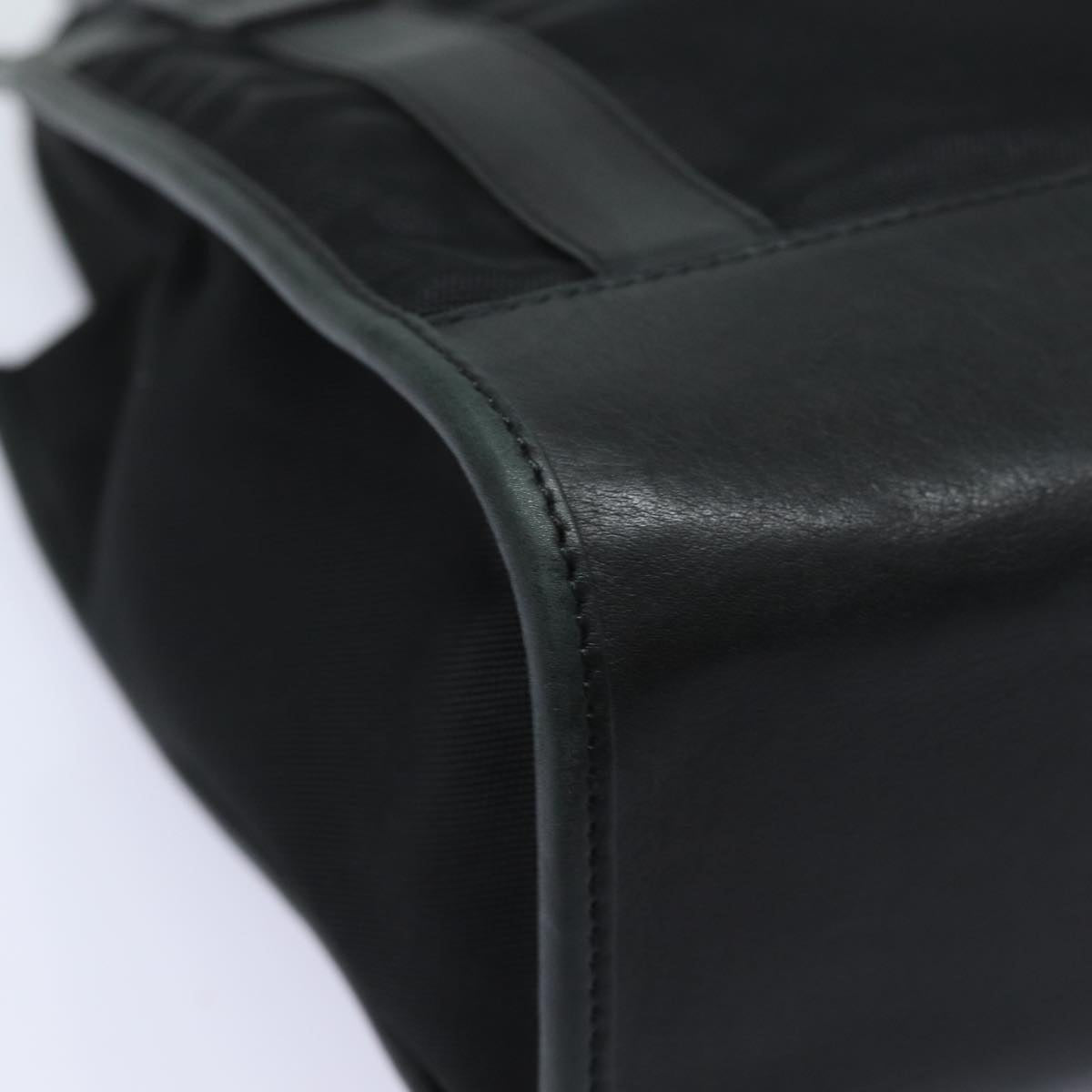 GUCCI Hand Bag Nylon Black 91386 80892
