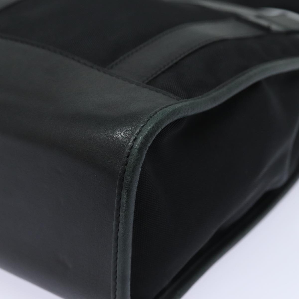 GUCCI Hand Bag Nylon Black 91386 80892