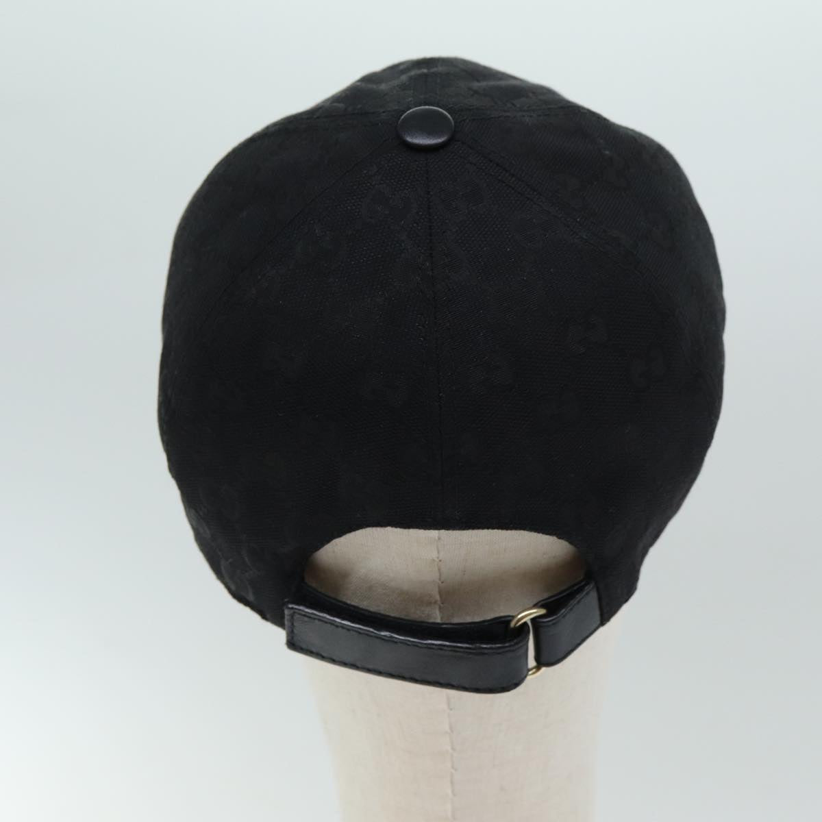 GUCCI GG Canvas Web Sherry Line Cap XL Black Red Green 80948