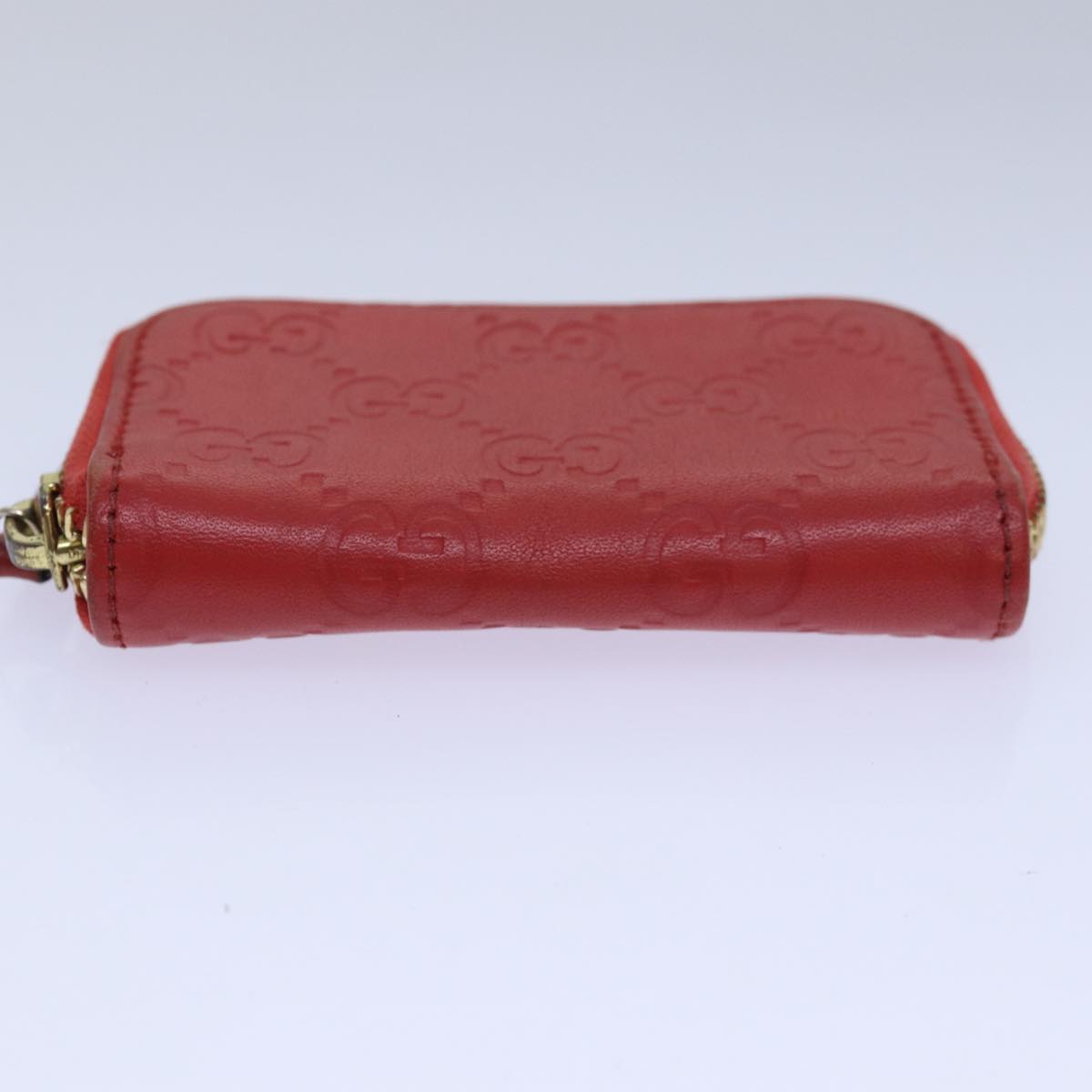 GUCCI GG Canvas Coin Purse Red 324801 80992