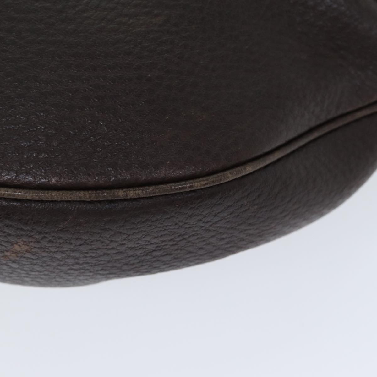 GUCCI Bamboo Shoulder Bag Leather Brown 137577 80997