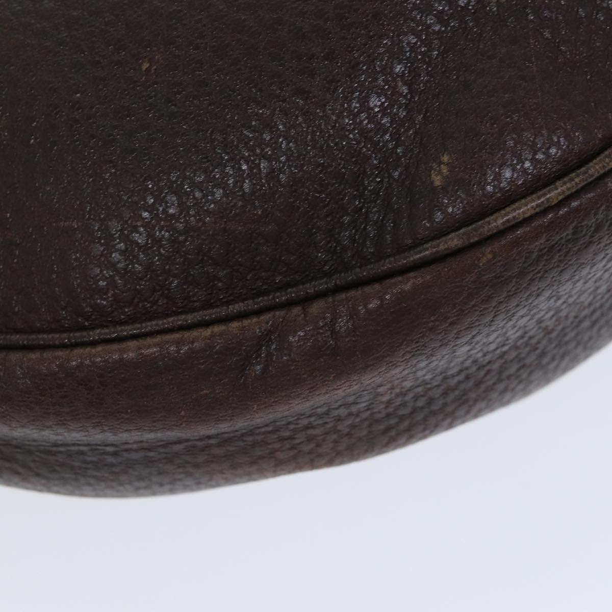GUCCI Bamboo Shoulder Bag Leather Brown 137577 80997