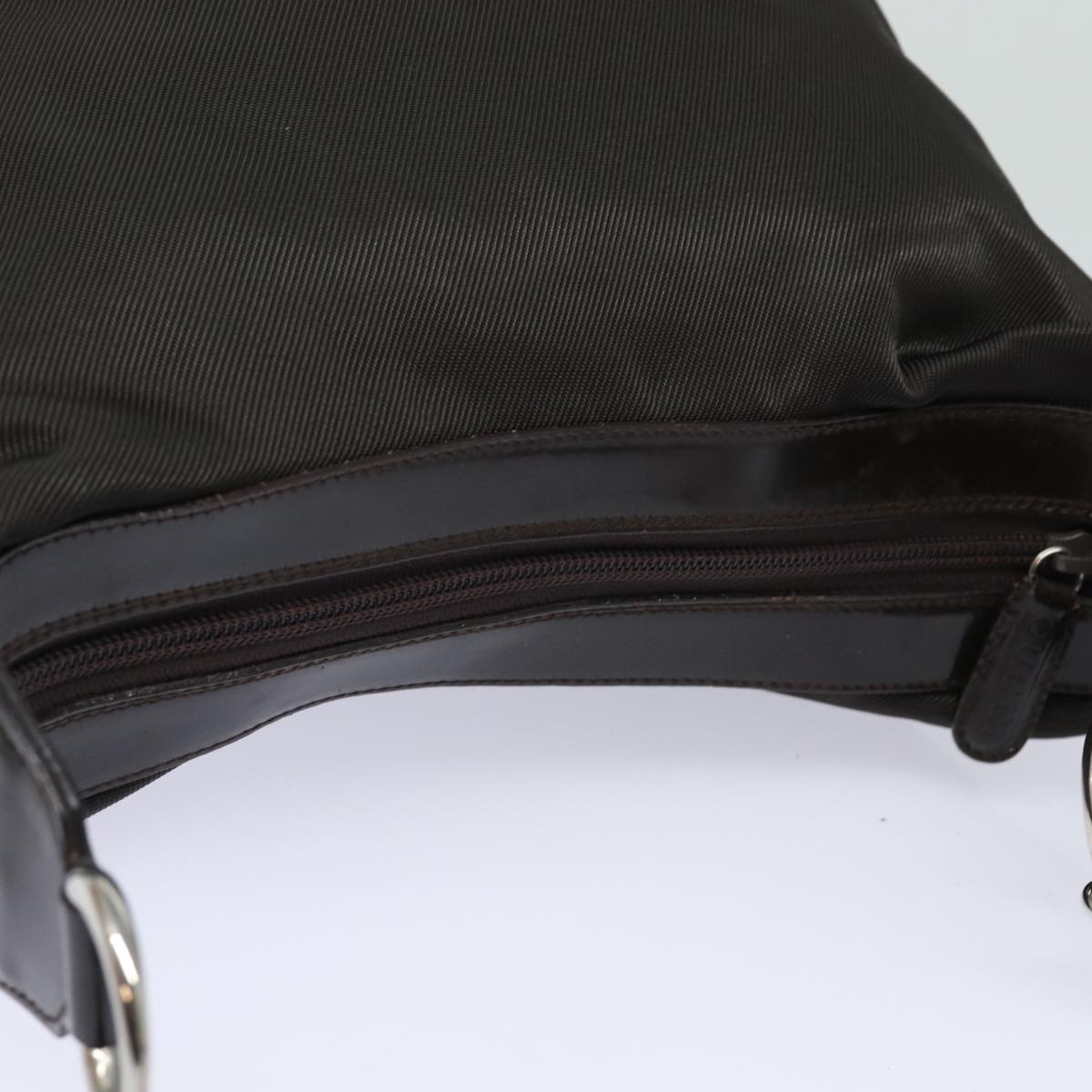 GUCCI Bamboo Hand Bag Nylon 000 2058 0531 5 80999