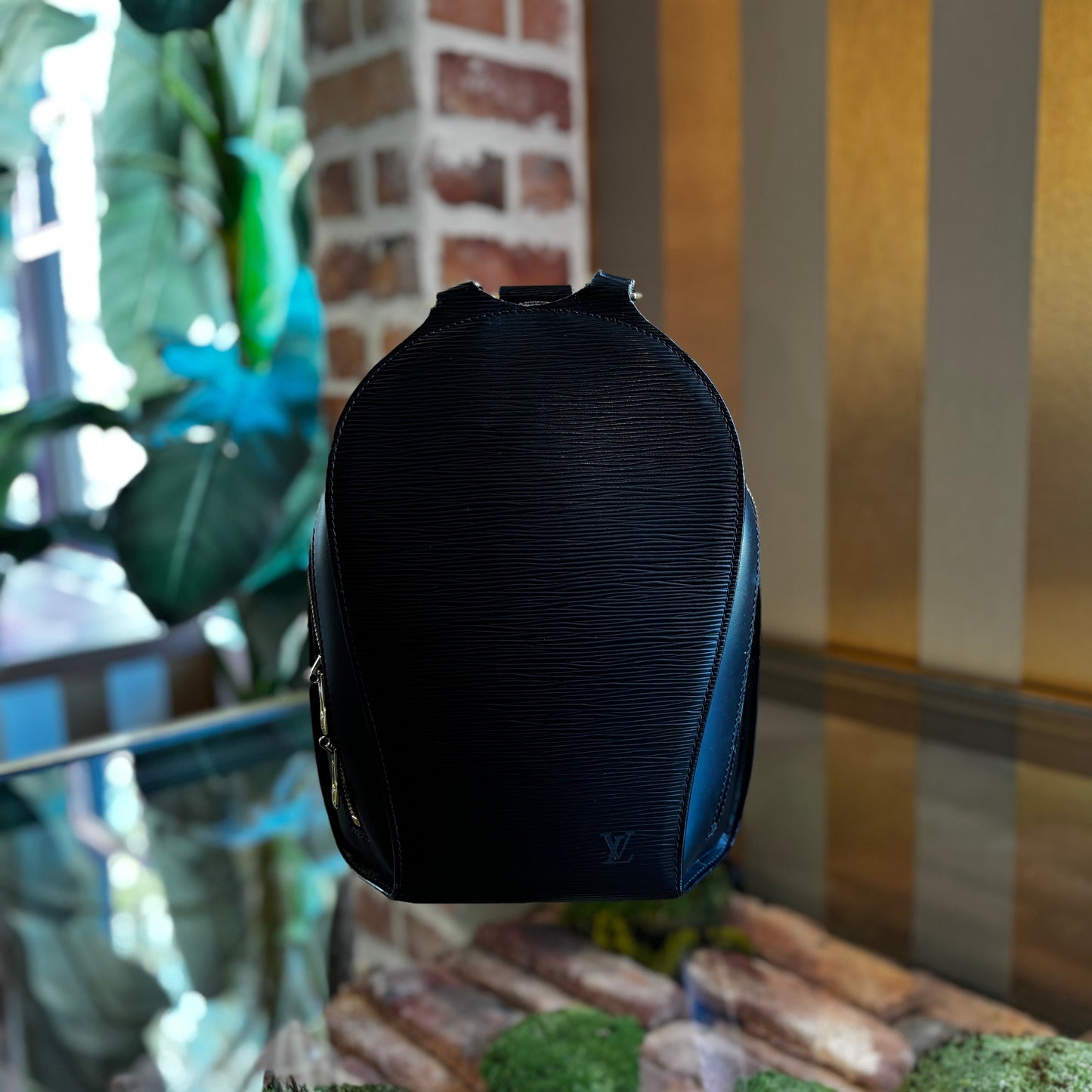 LOUIS VUITTON Mabillon Epi Leather Backpack
