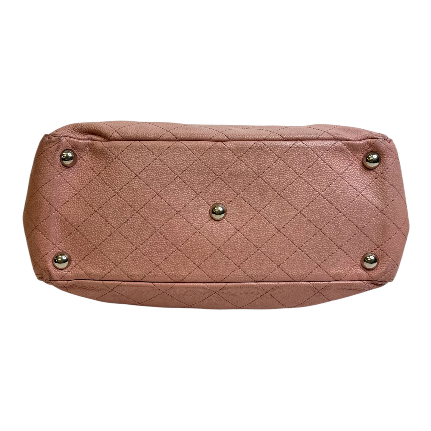 Chanel Grained Calfskin Small CC Pocket Tote Pink