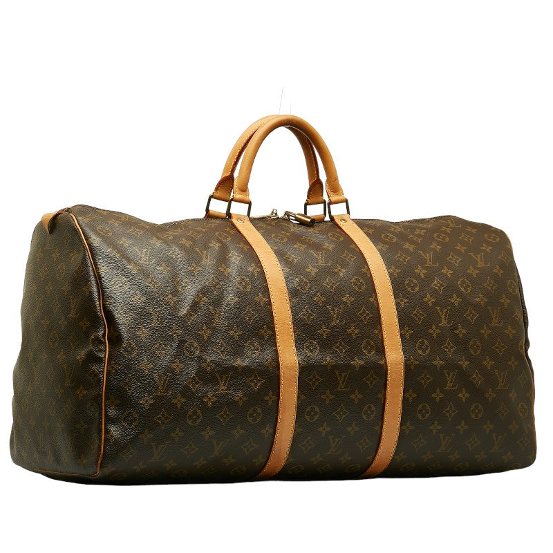 Louis Vuitton Monogram M41422 Boston Bag PVC/Leather Brown