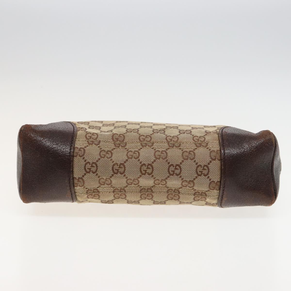 GUCCI GG Canvas Shoulder Bag Beige 114273 81012