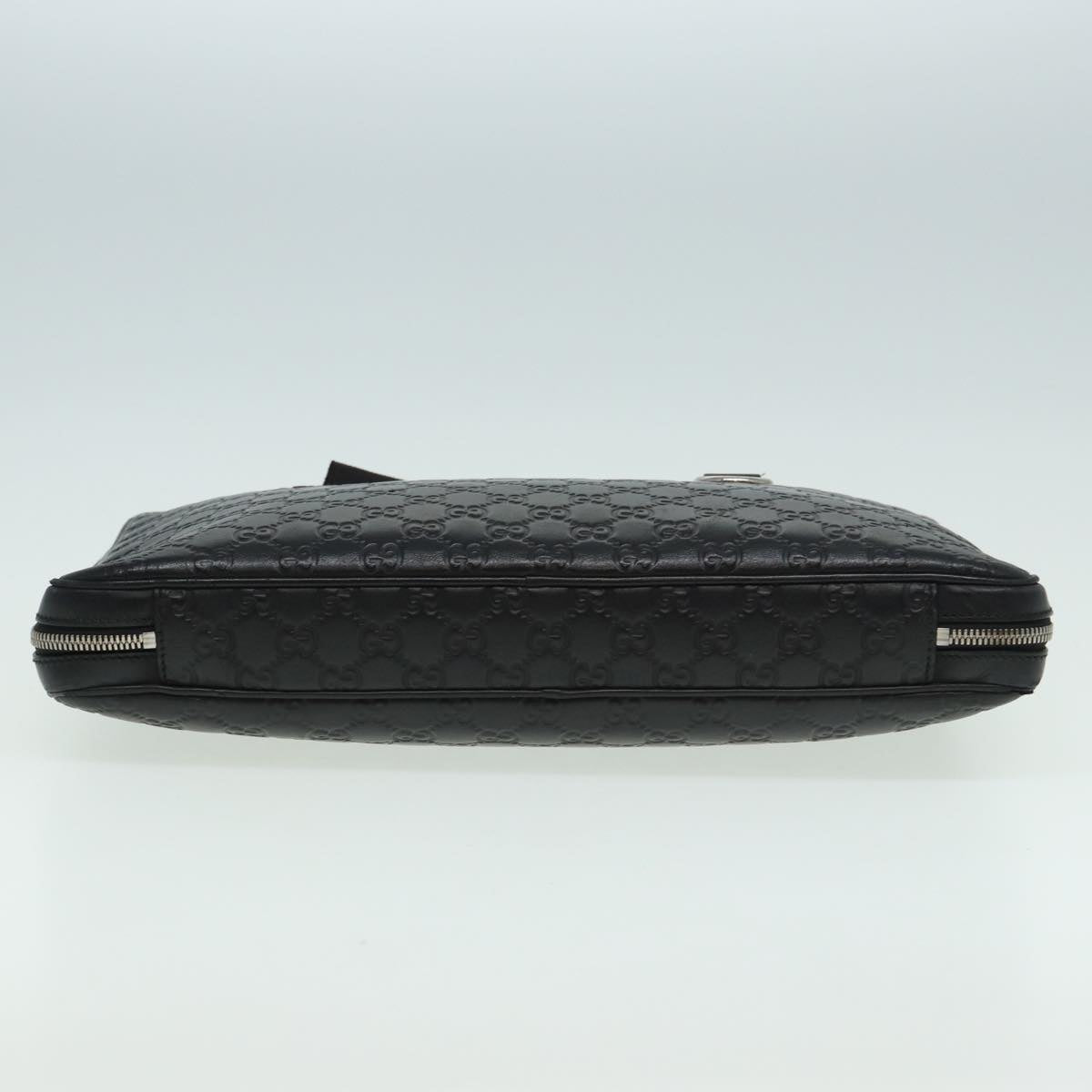 GUCCI GG Canvas Guccissima Hand Bag Black 81048