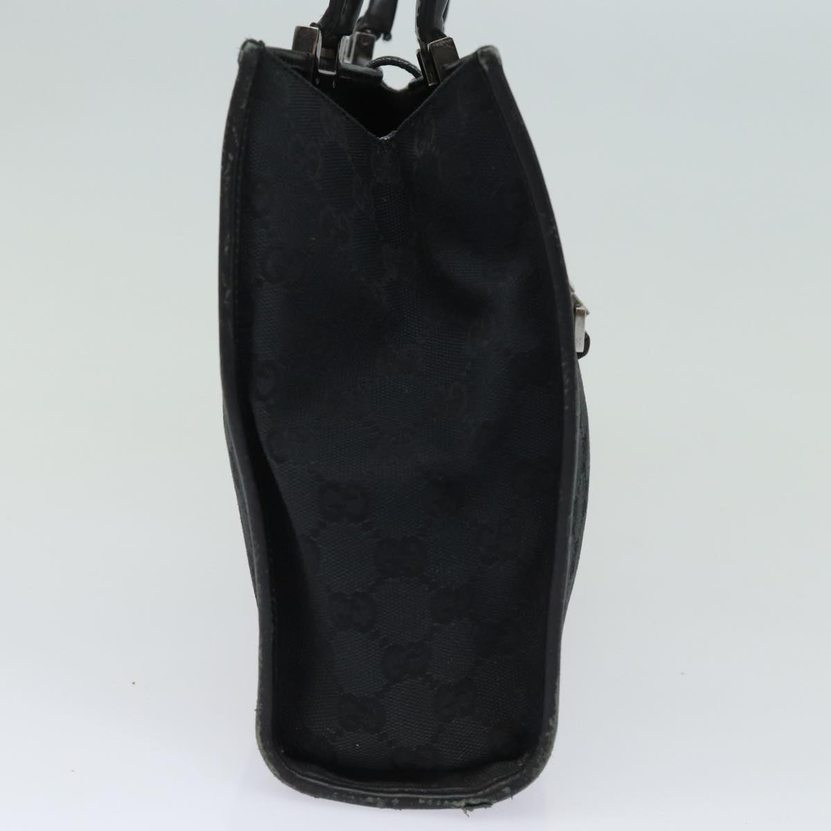 GUCCI Jackie GG Canvas Shoulder Bag Black 002 1073 81163