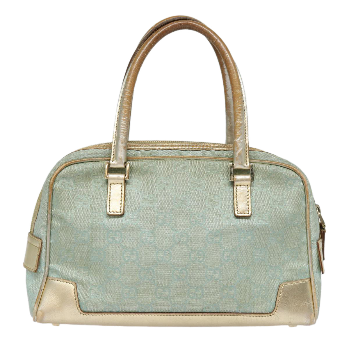 GUCCI GG Canvas Hand Bag Light Blue 000 0852 81164