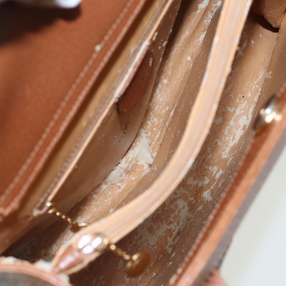 GUCCI Bamboo Hand Bag Leather Brown 002 1186 0260 81198