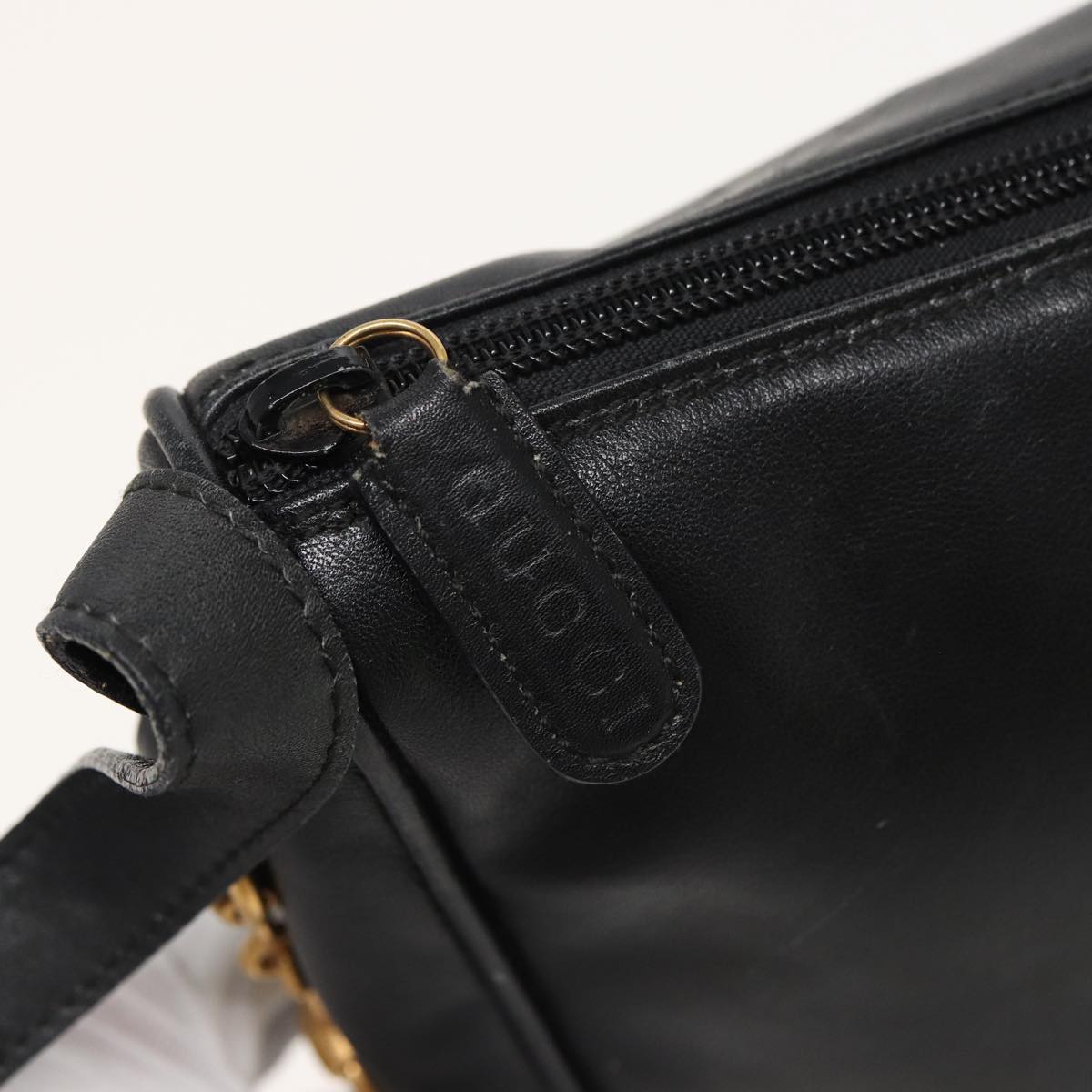 GUCCI Shoulder Bag Leather Black 001 2214 1687 81327