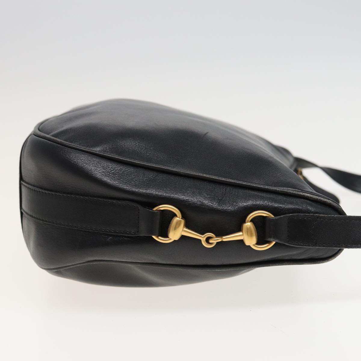GUCCI Shoulder Bag Leather Black 001 2214 1687 81327