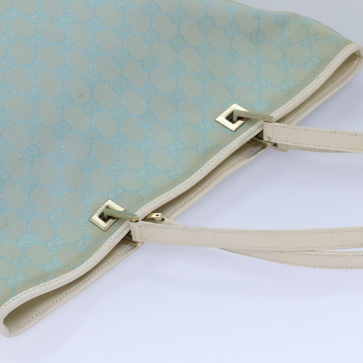 GUCCI GG Canvas Tote Bag Peppermint 002 1098 81624
