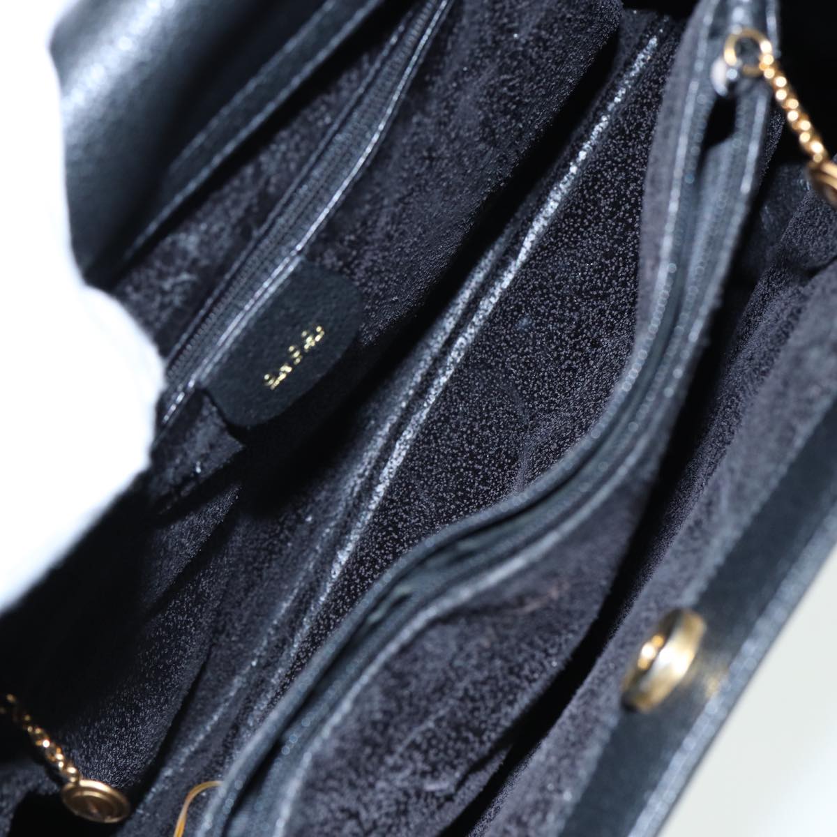 GUCCI Bamboo Hand Bag Leather Black 002 1095 0260 81630