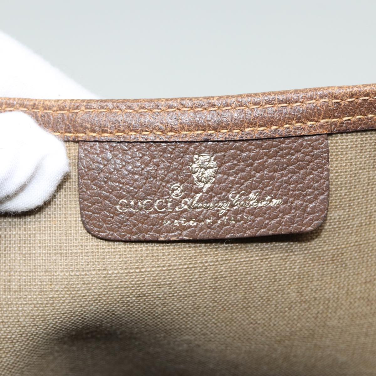 GUCCI GG Supreme Web Sherry Line Tote Bag Beige 40 02 003 81810