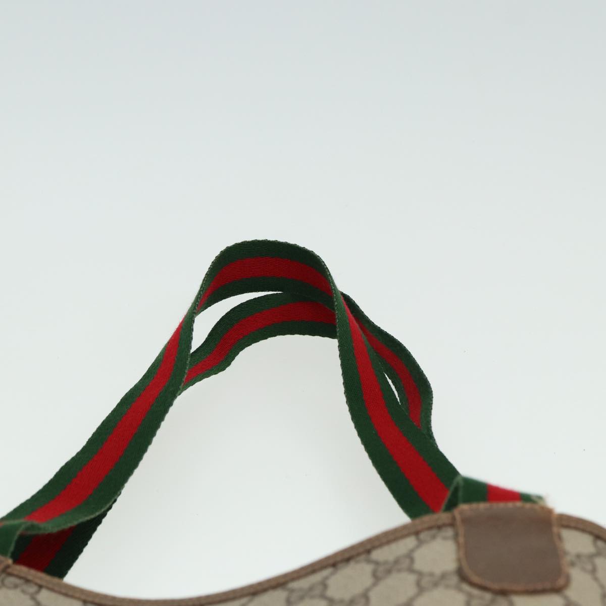 GUCCI GG Supreme Web Sherry Line Tote Bag Beige 40 02 003 81810